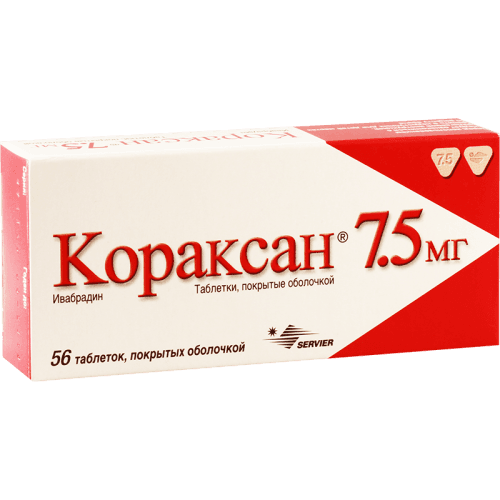 კორაქსანი ტაბლეტი 7.5მგ #56