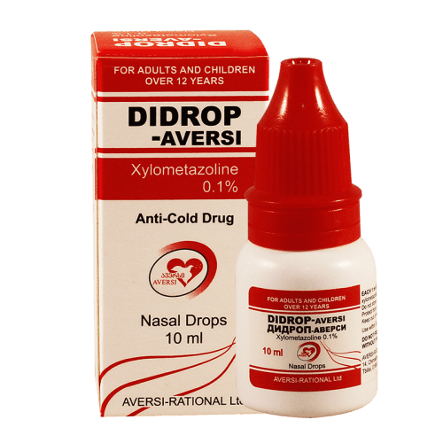 დიდროფი წვეთები ცხვირის 0.1% 10მლ ფლაკონი #1