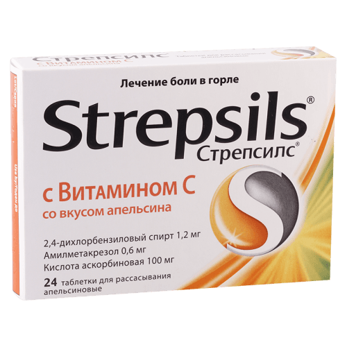 სტრეპსილსი ვიტ C ტაბლეტი საწუწნი #24