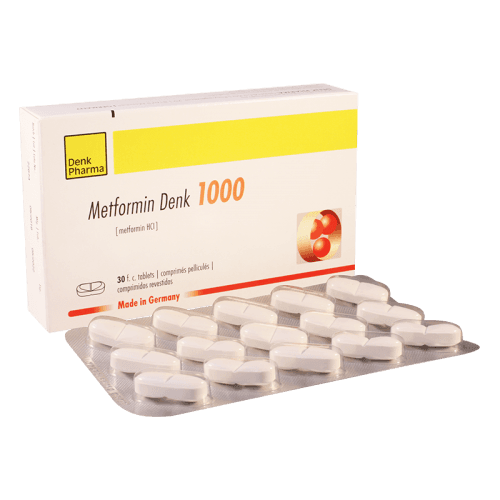 მეტფორმინი დენკი ტაბლეტი 1000მგ #30