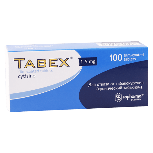 ტაბექსი ტაბლეტი 1.5მგ #100