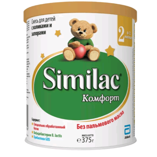 სიმილაკ - რძე კომფორტი 2 /6თვ+/ 375გრ