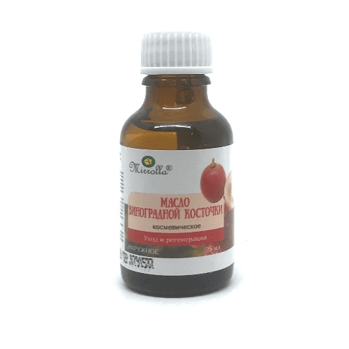 მიროლა - კოსმეტიკური ზეთი ყურძნის წიპწის 25მლ