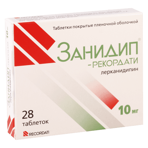 ზანიდიპ-რეკორდატი ტაბლეტი 10მგ #28