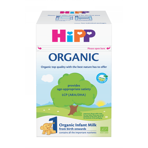 ჰიპი - რძე ორგანიკი 1 /0თვ+/ 800გრ