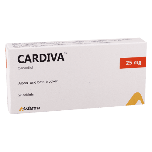 კარდივა ტაბლეტი 25მგ #28