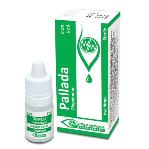 პალადა წვეთები თვალის 0.1% 5მლ ფლაკონი #1
