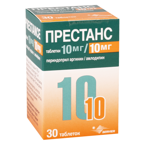 პრესტანსი ტაბლეტი 10მგ+10მგ #30