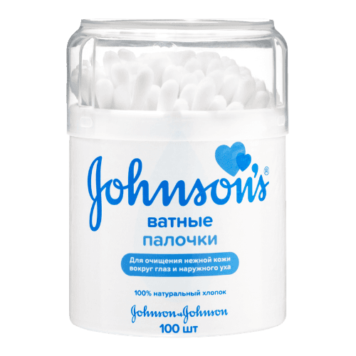 ჯონსონი - ჩხირები ყურის ბავშვის  #100