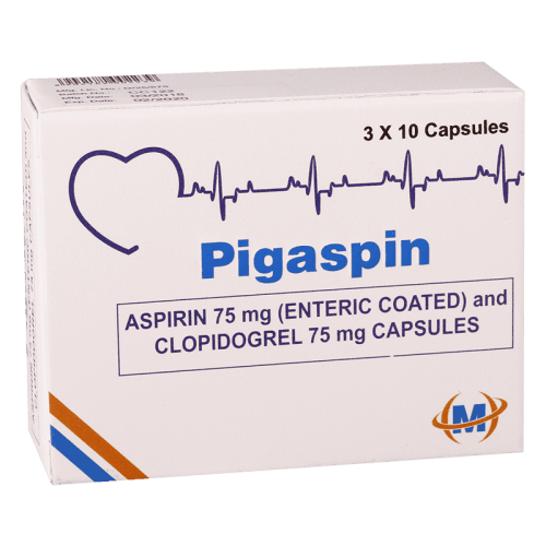 პიგასპინი კაფსულა  75მგ+75მგ #30