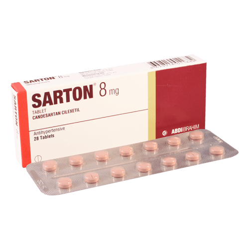 სარტონი ტაბლეტი  8მგ #28
