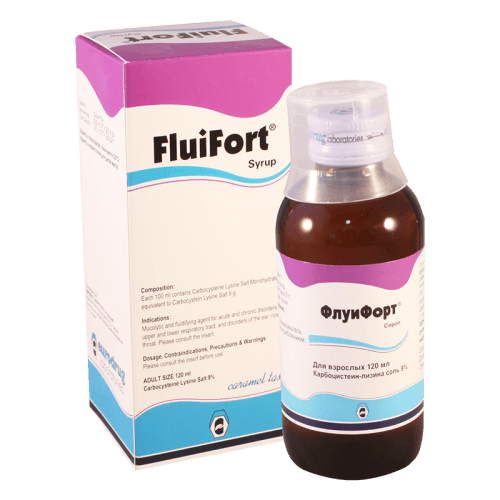 ფლუიფორტი სიროფი 90მგ/1მლ 120მლ ფლაკონი #1