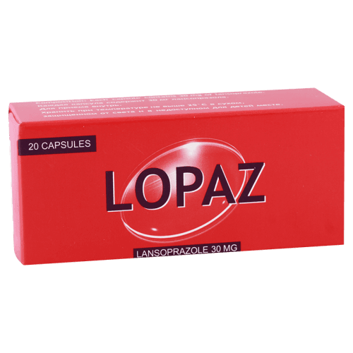 ლანსოპრაზოლი (ლოპაზი) კაფსულა 30მგ #20