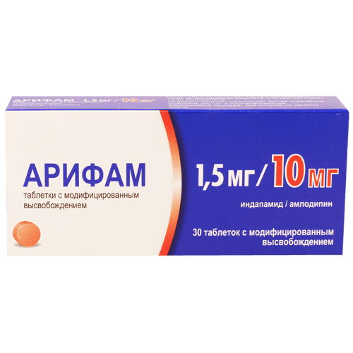 არიფამი ტაბლეტი 1.5მგ+10მგ #30