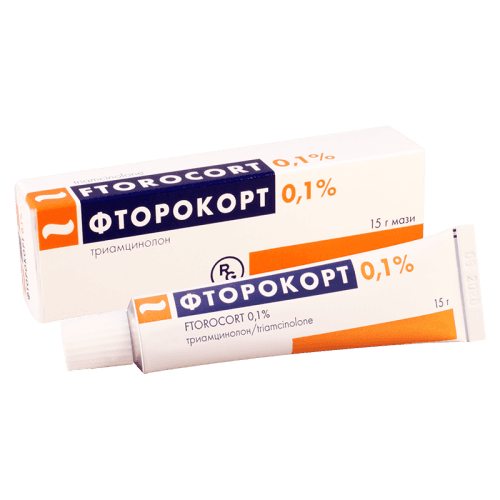 ფტოროკორტი მალამო 0.1% 15გრ #1