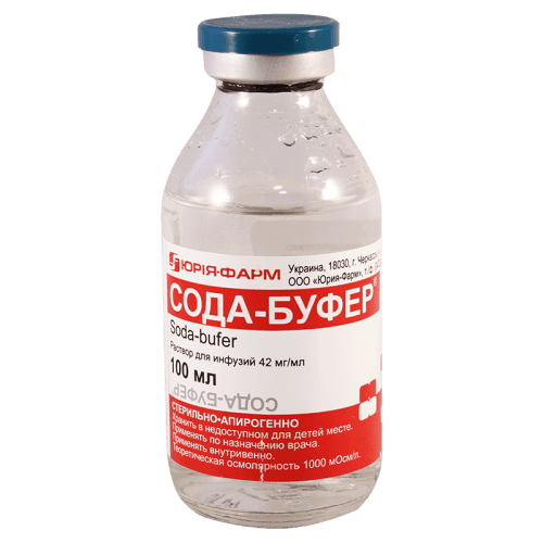 სოდა ბუფერი ხსნარი საინფუზიო 42მგ/1მლ 100მლ ფლაკონი #1