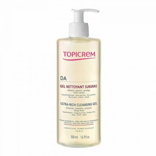 ტოპიკრემი - AD სახე/ტანის გელი დასაბანი მშრალი/მგრძნ. ატოპიური კანის 500მლ