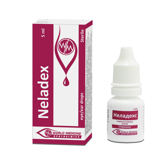 ნელადექსი წვეთები თვალის/ყურის 5მლ ფლაკონი #1