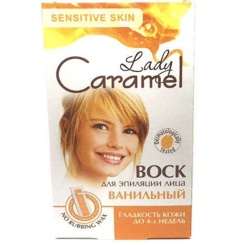 კარამელი - დეპილაციის სტრიპსი სახის ვანილი. მგრძნობიარე კანის  #12