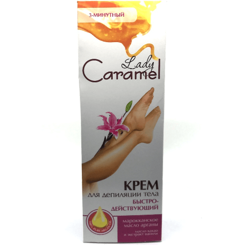 კარამელი - დეპილაციის კრემი ტანის მგრძნობიარე კანის 100მლ