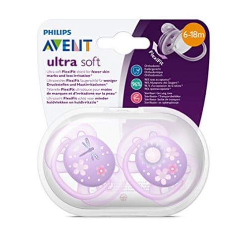 ავენტი - მატყუარა 'ულტრა სოფტ' იასამნისფერი და ნარინჯისფერი  /6-18თვ/  #2