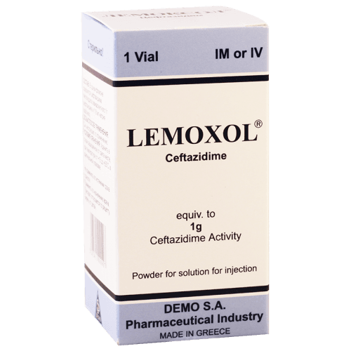 ლემოქსოლი ფხვნილი საინექციო ხსნარის მოსამზადებლად 1000მგ ფლაკონი #1