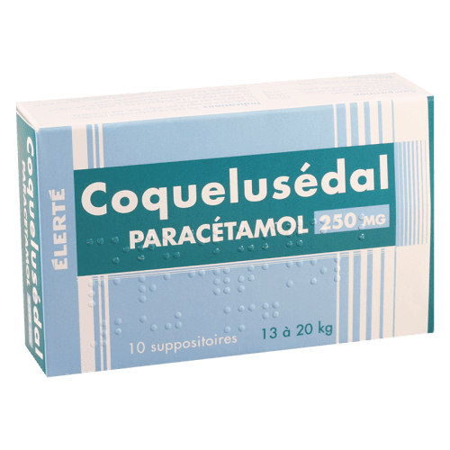 კოკლუსედალი პარაცეტამოლი სანთელი რექტალური 250მგ #10