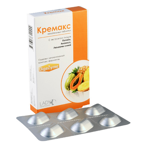 კრემაქსი ტაბლეტი საღეჭი #12