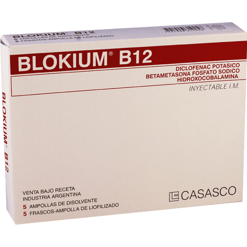 ბლოკიუმ B-12 ი/მ ხსნარი საინექციო (75მგ+2მგ+10მგ)/3მლ 3მლ ამპულა #5