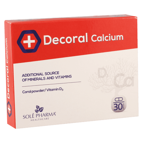 დექორალი კალციუმი კაფსულა #30