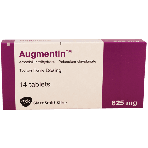 აუგმენტინი ტაბლეტი 500მგ+125მგ #14