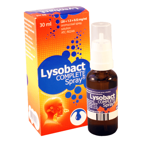 ლიზობაქტი კომპლეტი სპრეი ორალური 30მლ ფლაკონი #1