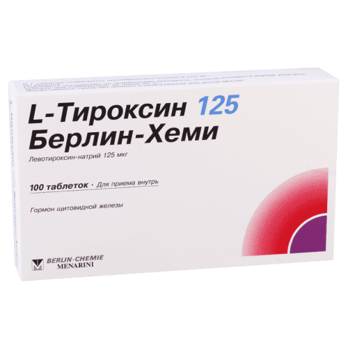 ლ-თიროქსინი ბერლინ-ჰემი ტაბლეტი 125მკგ #100