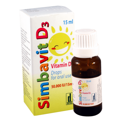 სიმბავიტი დ3 საბავშვო წვეთები ორალური 50000სე/15მლ ფლაკონი #1
