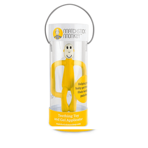 მეჩსტიკ მანქი - ღრძილების მასაჟორი ყვითელი