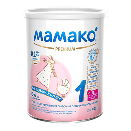 მამაკო - თხის რძე /0-6თვ/ 400გრ