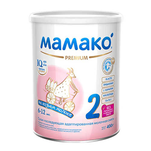 მამაკო - თხის რძე /6-12თვ/ 400გრ