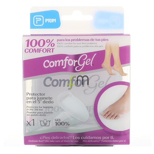 პრიმი - Comfortgel. ფეხის ნეკა თითის სილიკონის ჩანართი პოდაგრის პრევენციისთვის