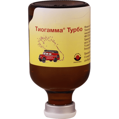 თიოგამა ტურბო ხსნარი საინფუზიო 12მგ/1მლ 50მლ ფლაკონი #10