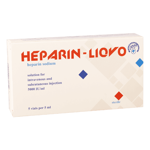 ჰეპარინი ხსნარი საინექციო 5000სე/1მლ 5მლ ფლაკონი  #1