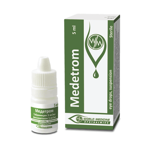 მედეტრომი წვეთები თვალის (3მგ+1მგ)/1მლ 5მლ #1