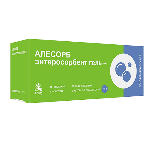 ალესორბი გელი ორალური 10გრ პაკეტი #18