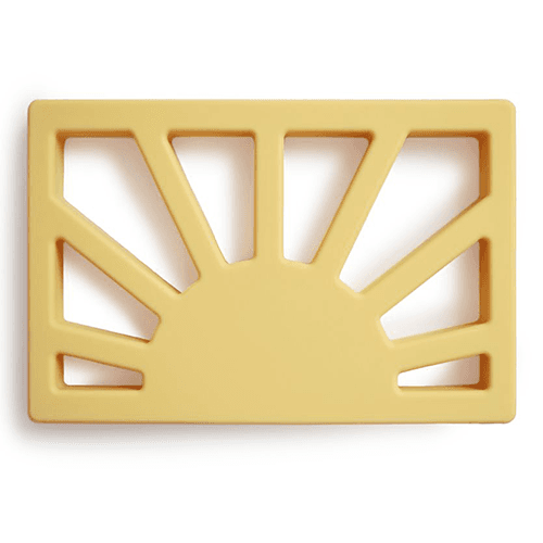 მუში - ღრძილების მასაჟორი მზე ყვითელი