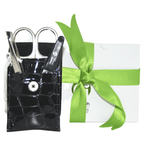 ზოლინგენი მორზერი - მანიკურის ნაკრები KROKO შავი  #3