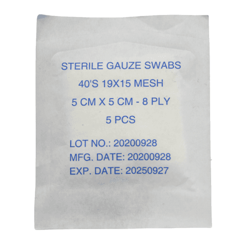 მარლის საფენი სტერილური  5X5სმ #5