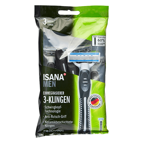 ისანა - მამაკაცის ერთჯერადი საპარსი დანადგარი 3 პირ  #8