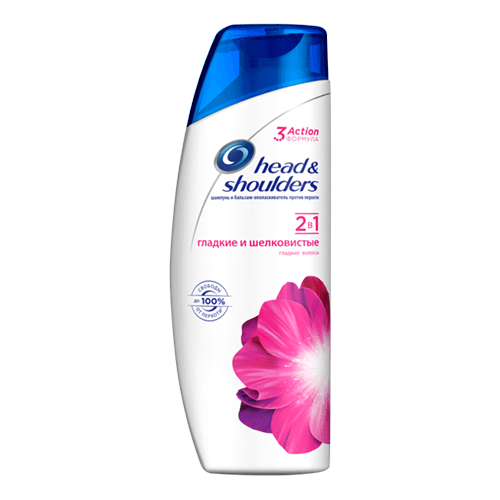 ჰედ ენდ შოლდერსი - შამპუნი-კონდიციონერი 2X1 ქერტლის საწინააღმდეგო. ბზინვარების ყველა ტიპის თმის 200მლ