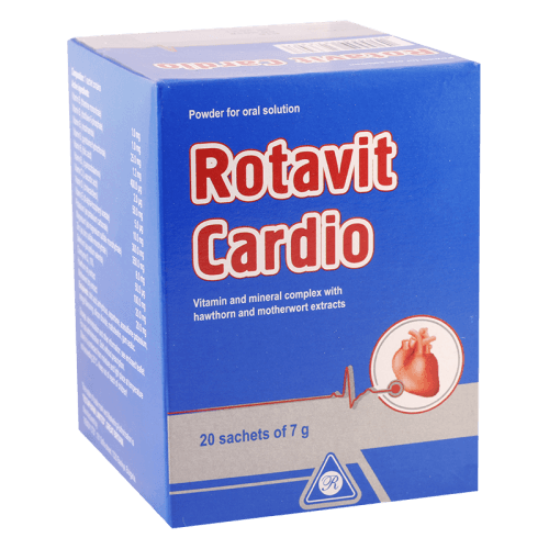 როტავიტ კარდიო ფხვნილი ორალური ხსნარის მოსამზადებლად 7გრ პაკეტი #20