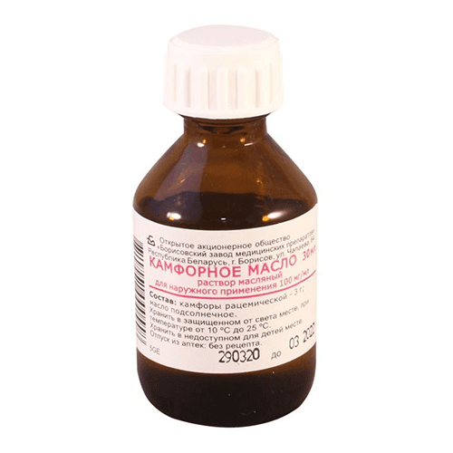 ქაფურის ზეთი 10% 30მლ ფლაკონი #1