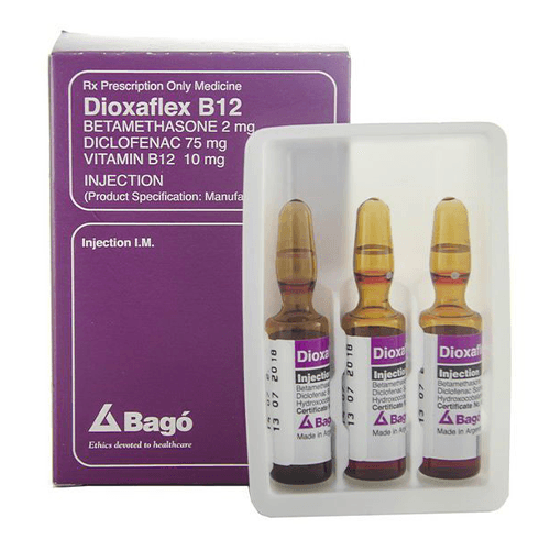 დიოქსაფლექსი B-12 ი/მ ხსნარი საინექციო (75მგ+2მგ+10მგ)/3მლ ამპულა #6